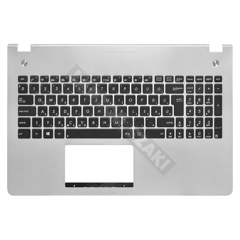 Carcasa inferioara Palmrest cu tastatura iluminata Asus N56DP layout Balkan (UK)